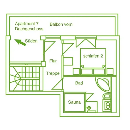 公寓 Beim Windmueller App 1,7-10