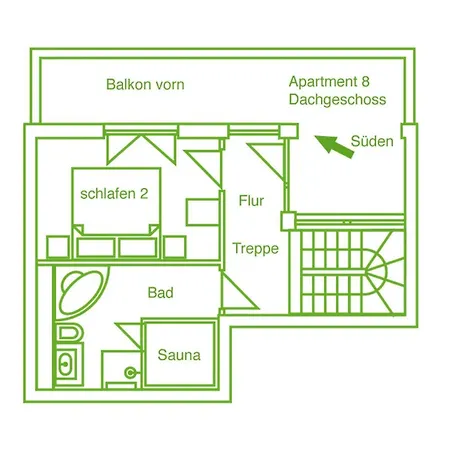 公寓 Beim Windmueller App 1,7-10 科瑟罗