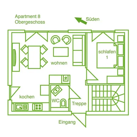 Beim Windmueller App 1,7-10 公寓 科瑟罗