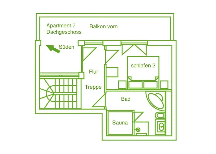 Apartmán Beim Windmueller App 1,7-10